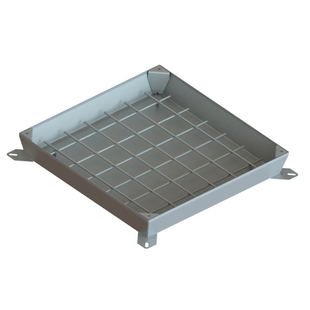 Люк технологічний сталевий оцинкований Pro 400х400 Unifill H120 B125 30414.12-3 фото